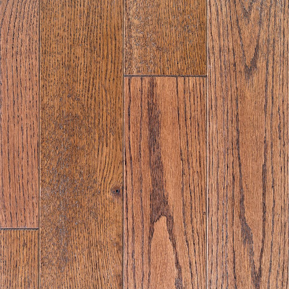 3 1 4 prefinished hardwood flooring of red oak solid hardwood hardwood flooring the home depot with regard to oak molasses hand sculpted 3 4