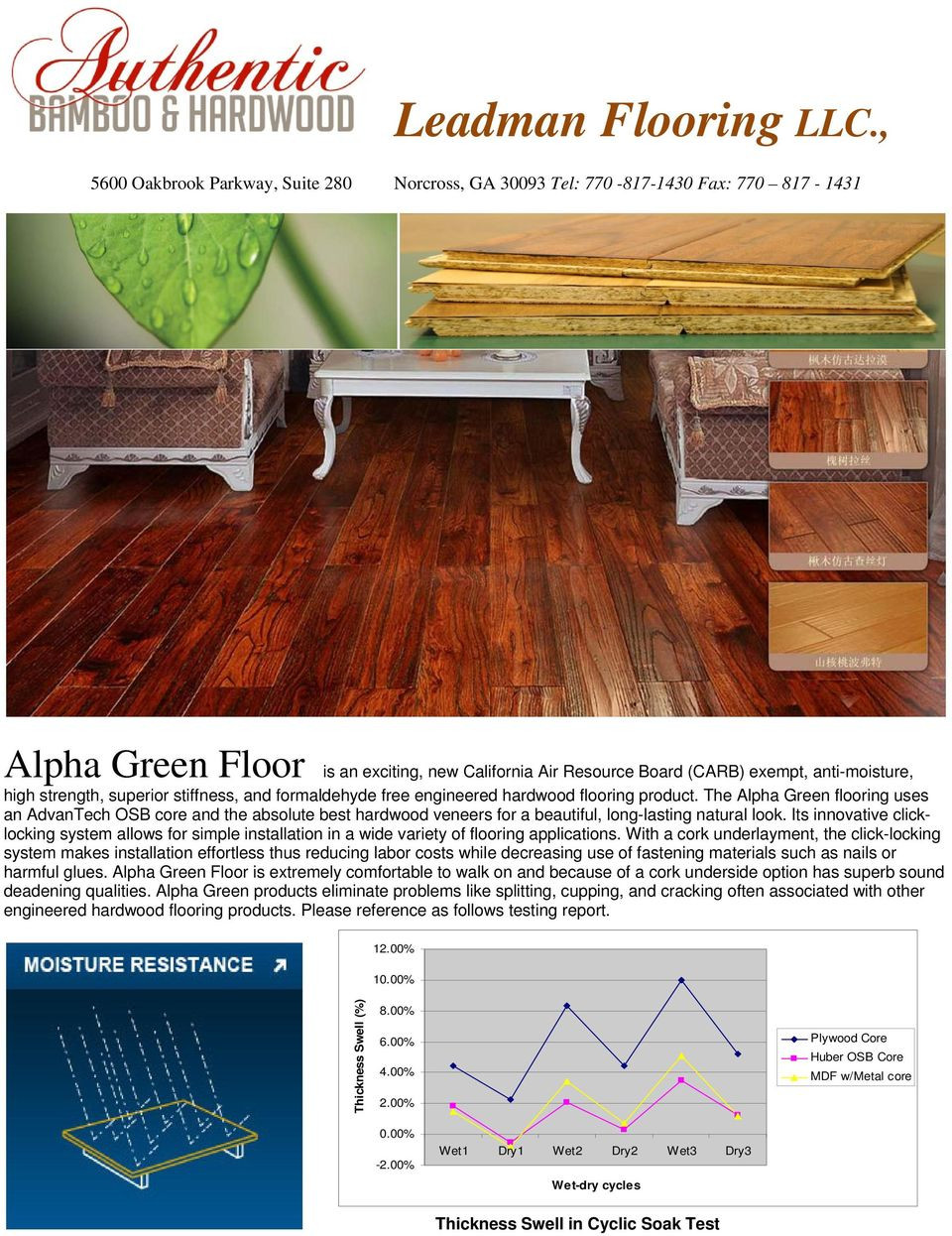 3 4 vs 1 2 inch engineered hardwood flooring of leadman flooring llc pdf within strength superior stiffness and formaldehyde free engineered hardwood flooring product