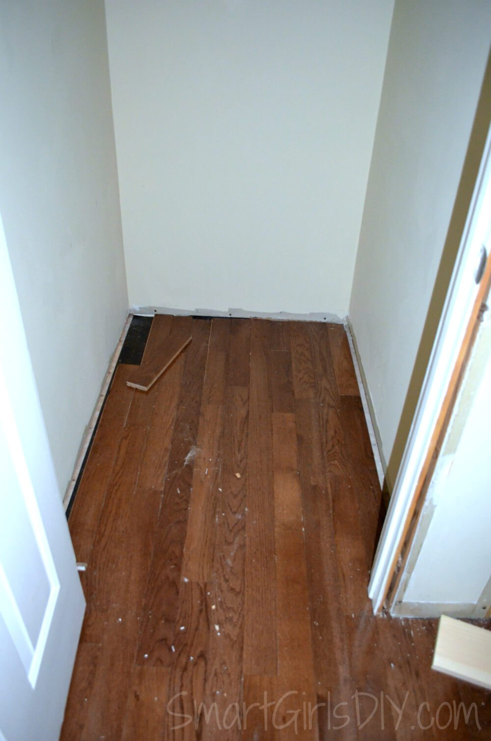 5 8 solid hardwood flooring of upstairs hallway 1 installing hardwood floors throughout hardwood extends into closet