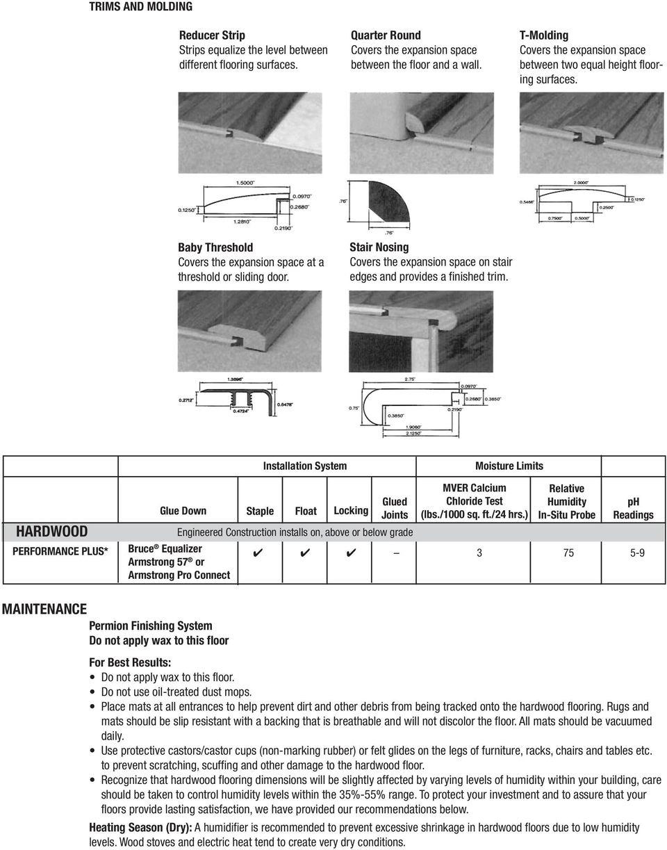 armstrong hardwood flooring lancaster pa of performance plus installation maintenance tip sheet pdf intended for stair nosing covers the expansion space on stair edges and provides a finished trim
