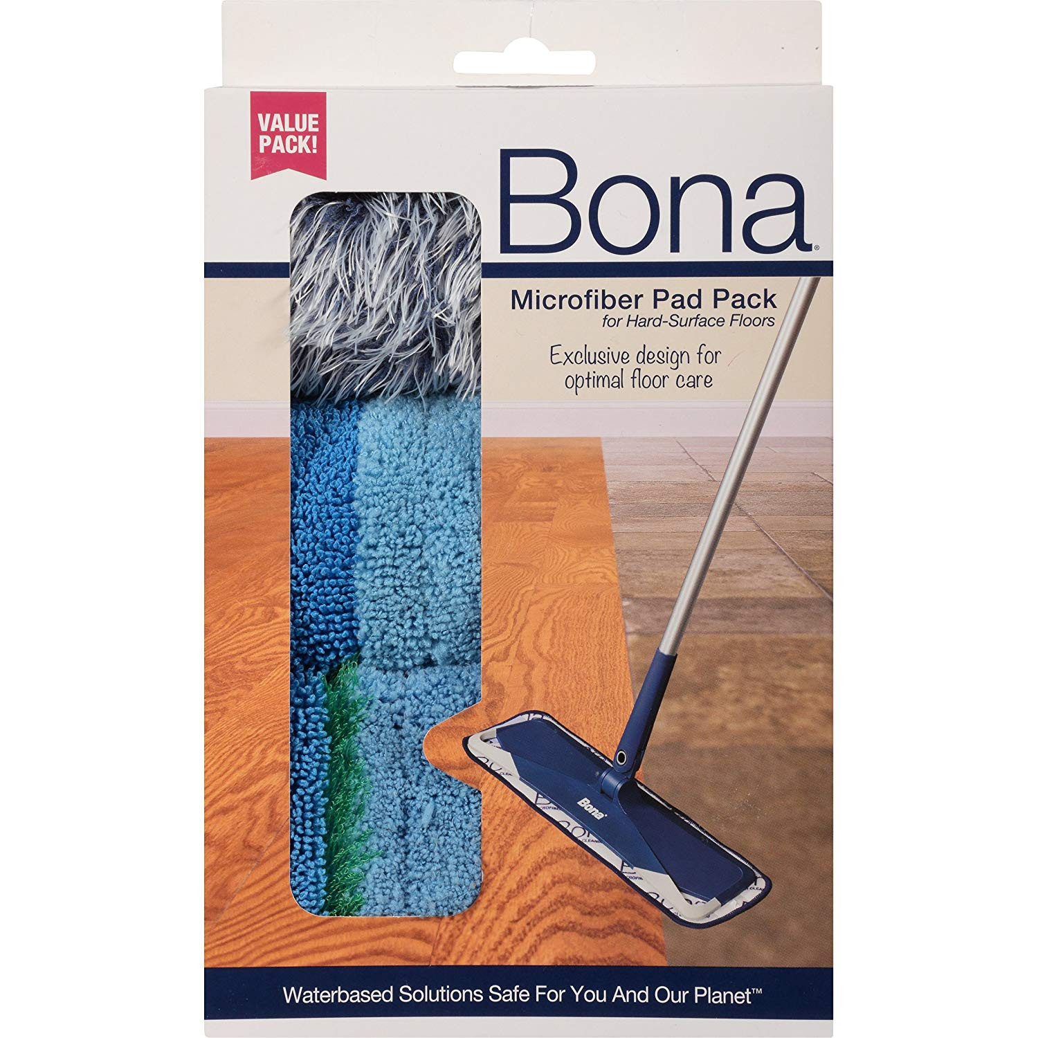 Bona Hardwood Floor Steam Cleaner Of Amazon Com Bona 3 Piece Microfiber Pad Pack Home Kitchen with 91 8pfzfiol Sl1500