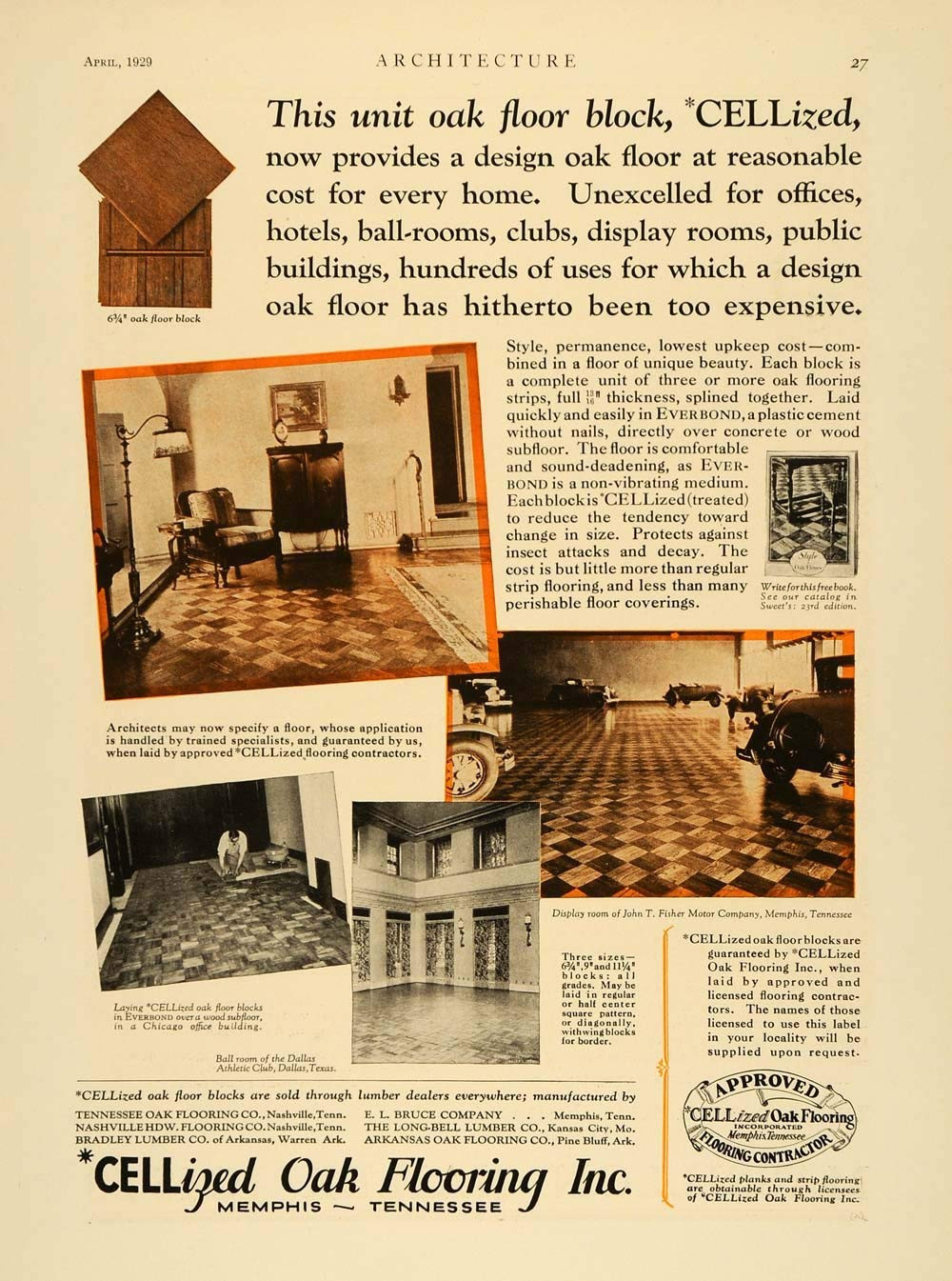 Cheap Hardwood Flooring In Dallas Tx Of Amazon Com 1929 Ad Cellized Oak Wood Flooring Home Improvement with Regard to Amazon Com 1929 Ad Cellized Oak Wood Flooring Home Improvement Dallas athletic Club Floors original Print Ad Entertainment Collectibles