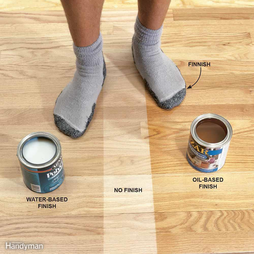 different types of hardwood floor finishes of tips for using water based varnish the family handyman regarding oil based floor finish