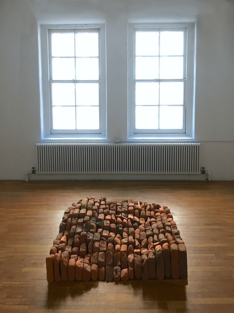 engineered hardwood flooring hawaii of kristyna and marek milde intended for timescape 2008 2018 40″x 40″ x 8″ installation view at the westburn gallery bricks found on the shores of the east and hudson rivers
