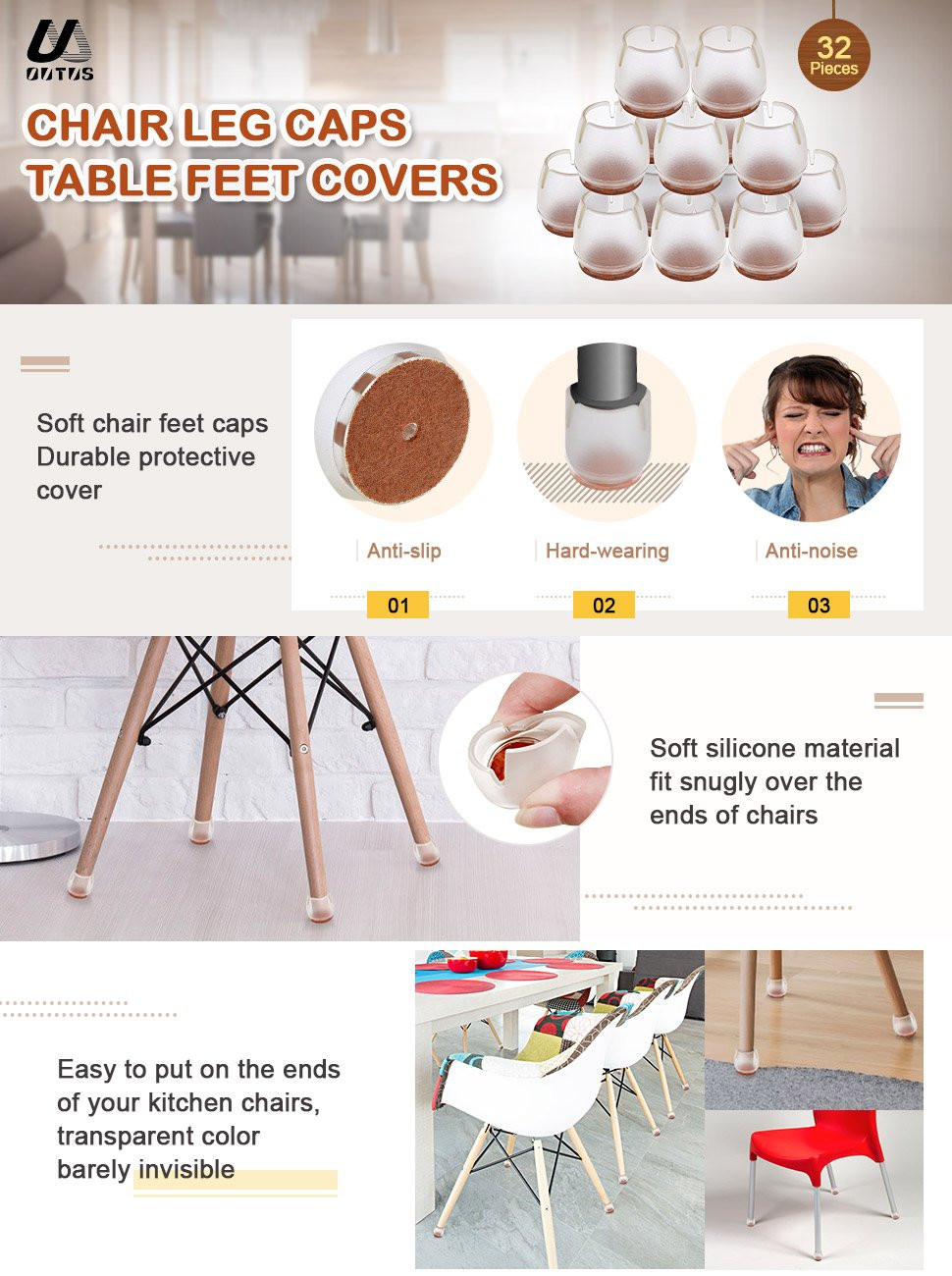 30 Popular Furniture Leg Protectors for Hardwood Floors 2024 free download furniture leg protectors for hardwood floors of amazon com outus chair leg caps silicone floor protector round in product description