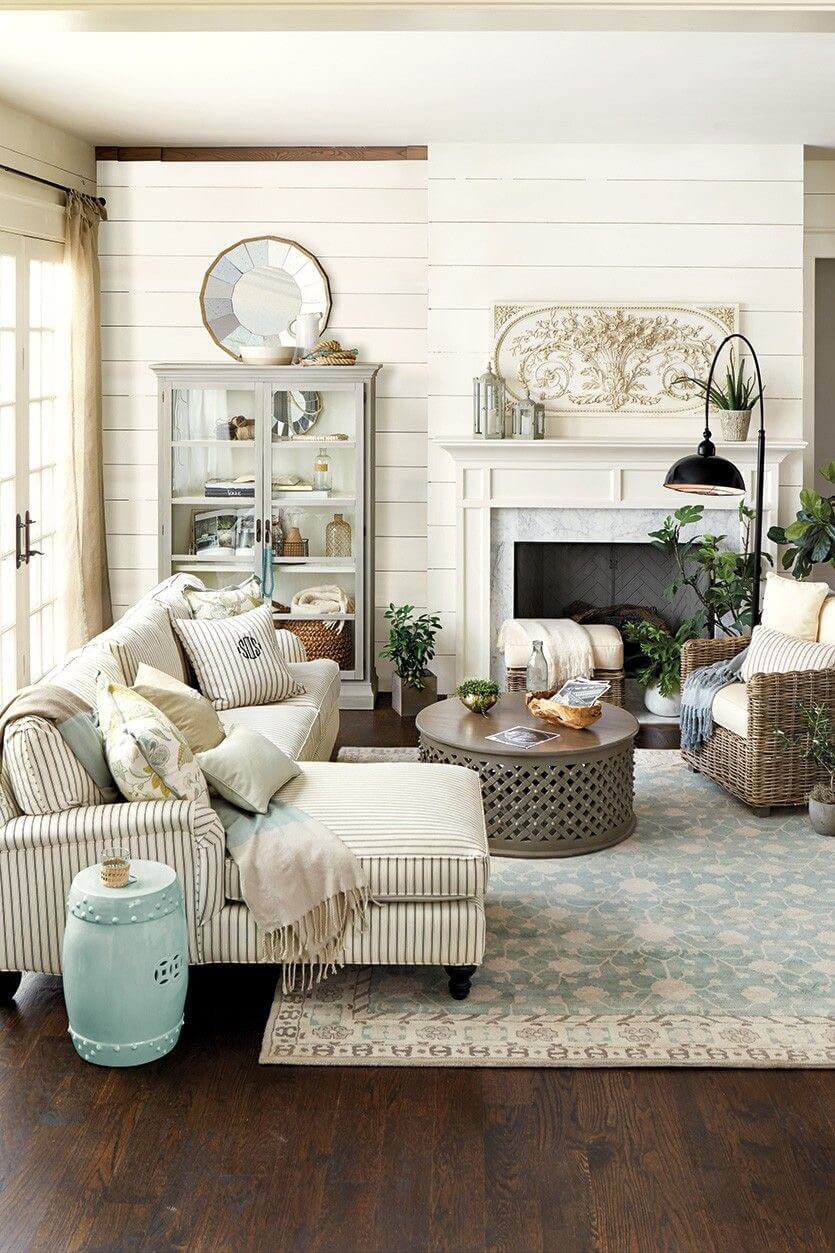 grey hardwood floors living room of 35 best farmhouse living room decor ideas and designs for 2018 intended for neutral farmhouse living room decor ideas