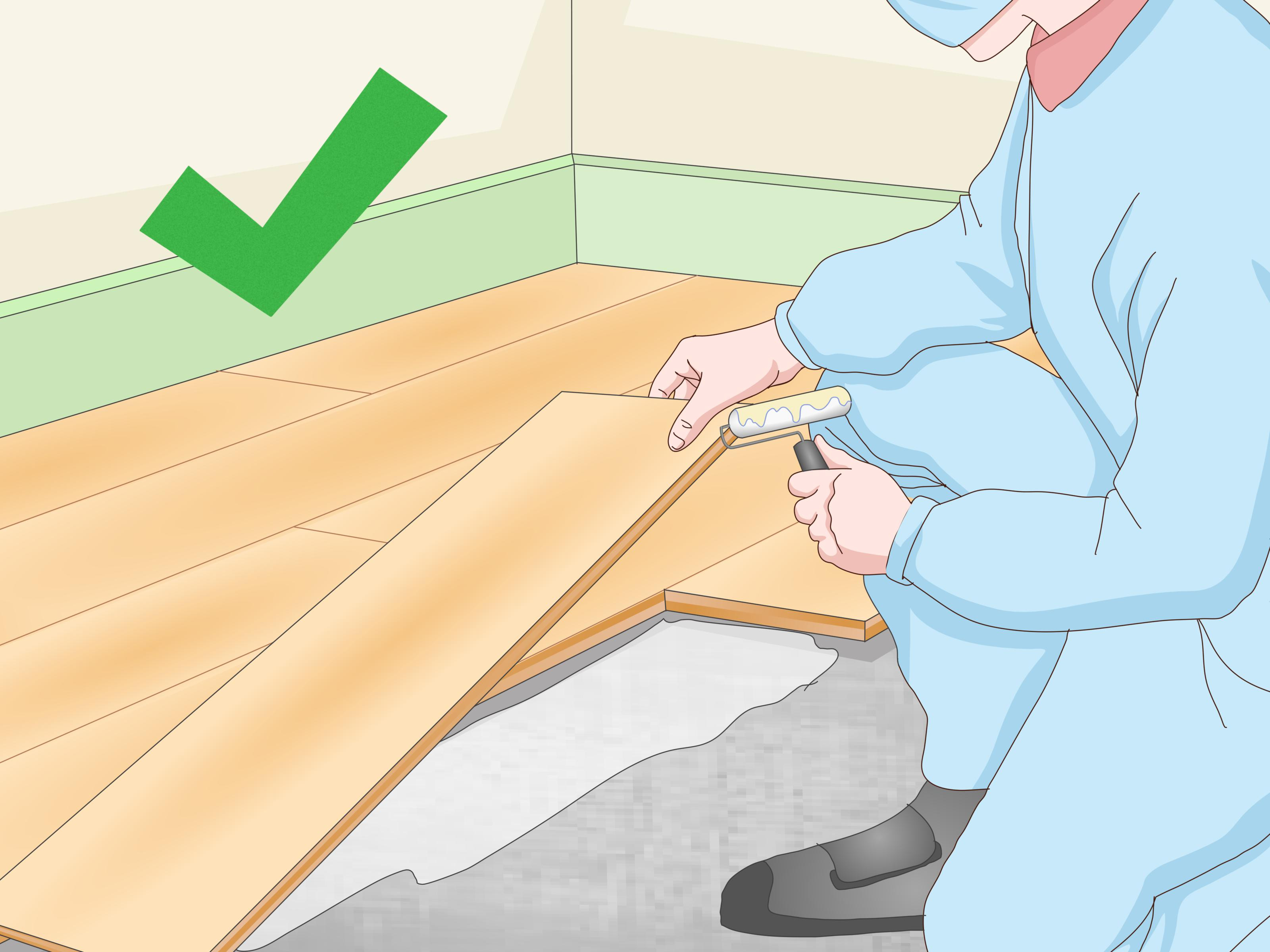 hardwood floor acclimation of 3 ways to close gaps in laminate flooring wikihow pertaining to close gaps in laminate flooring step 13