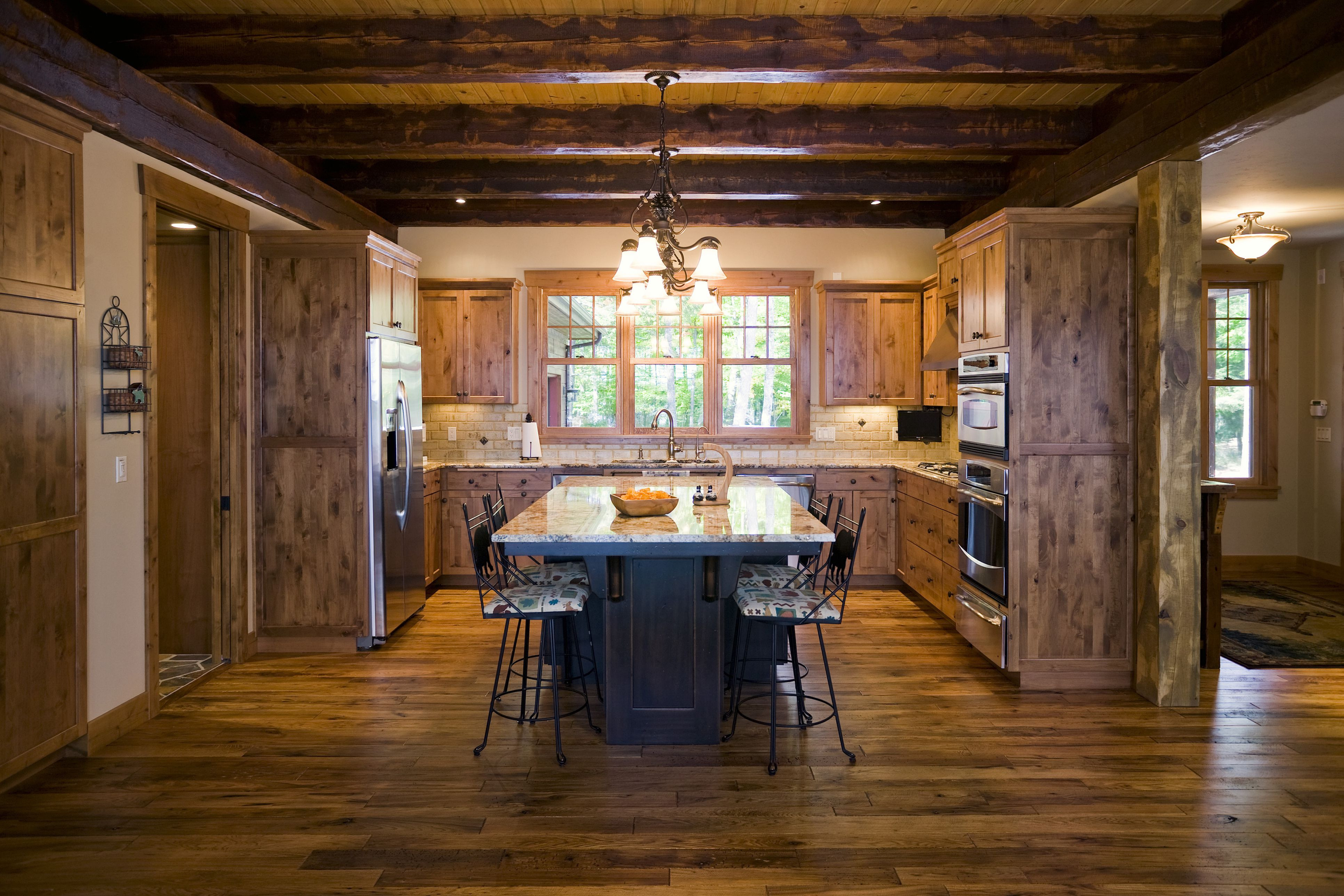 hardwood floor cleaning buffalo ny of country or rustic kitchen design ideas regarding kitchen with wood floor and open wood beam ceiling 88801427 image studios 56a4a1615f9b58b7d0d7e63f
