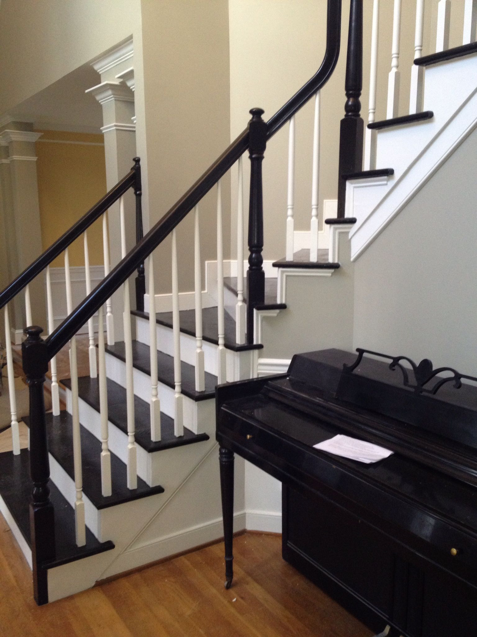 25 Recommended Hardwood Floor Different Color Than Stairs 2024 free download hardwood floor different color than stairs of foyer wall color sw gateway gray trim white treads bannister pertaining to wall color sw gateway gray trim white treads bannister