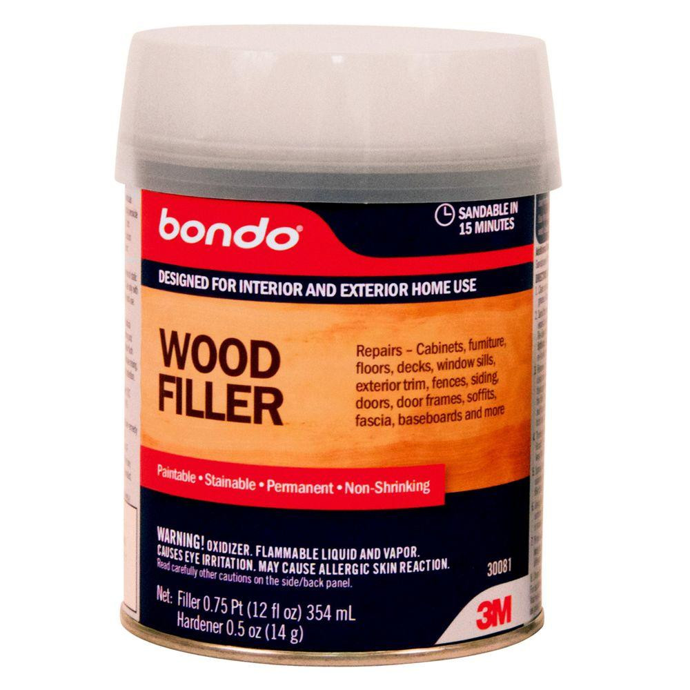 hardwood floor knot filler of 3m bondo 12 fl oz wood filler 30081 the home depot regarding wood filler