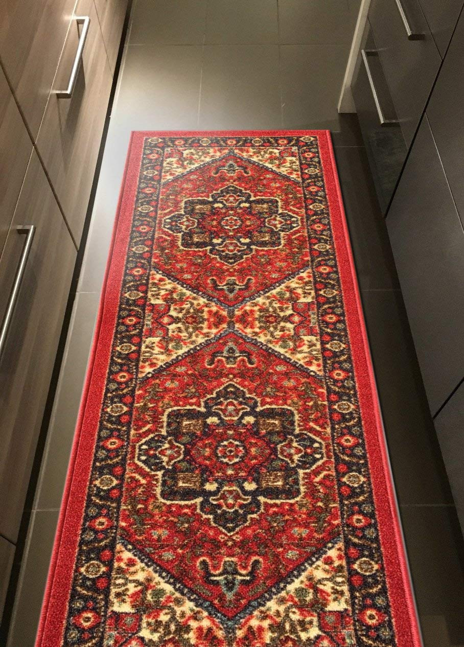 18 Awesome Hardwood Floor Medallion Store 2024 free download hardwood floor medallion store of amazon com kapaqua rubber backed 20 x 59 red persian medallion throughout amazon com kapaqua rubber backed 20 x 59 red persian medallion runner non slip rug