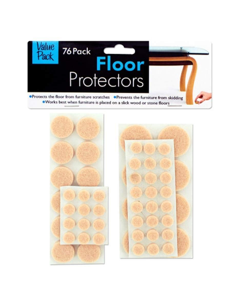 hardwood floor protectors for couch of amazon com 76 pack floor protector pads sports outdoors with 61bopivheql sl1200