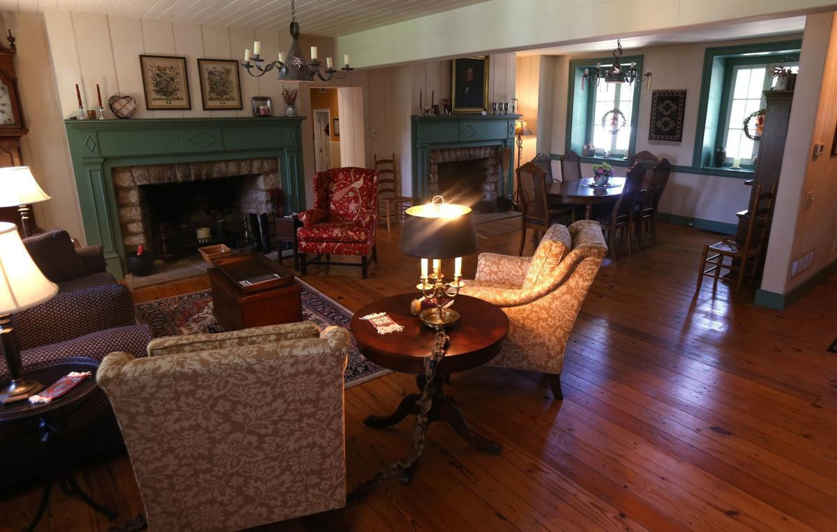 Hardwood Floor Transition to Exterior Door Of Oldest Stone House In St Louis County Celebrates Its Bicentennial Throughout at Home with Ann and Rick torbert In their 1818 Stone House