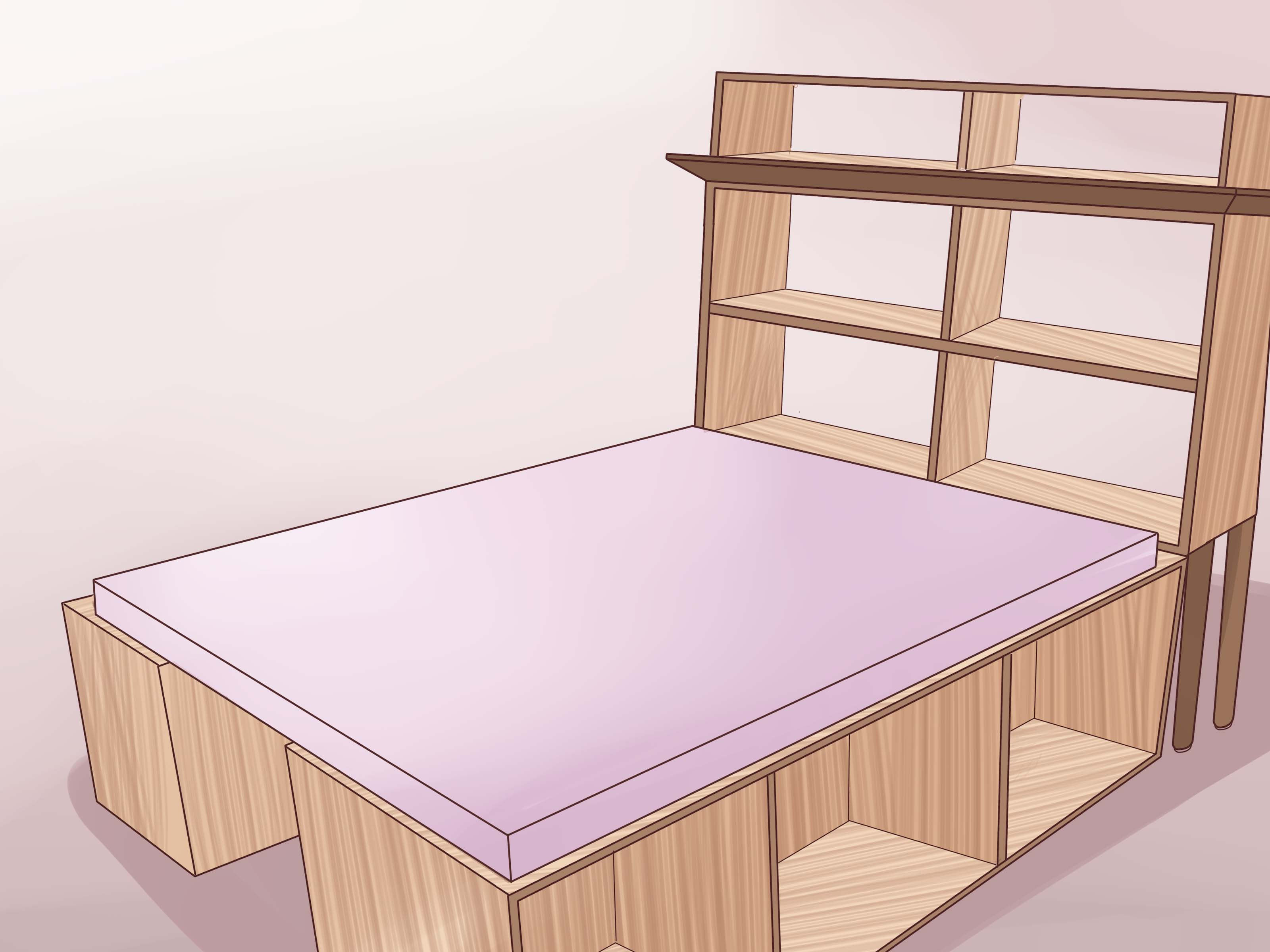 hardwood flooring box size of 3 ways to build a wooden bed frame wikihow pertaining to build a wooden bed frame step 29