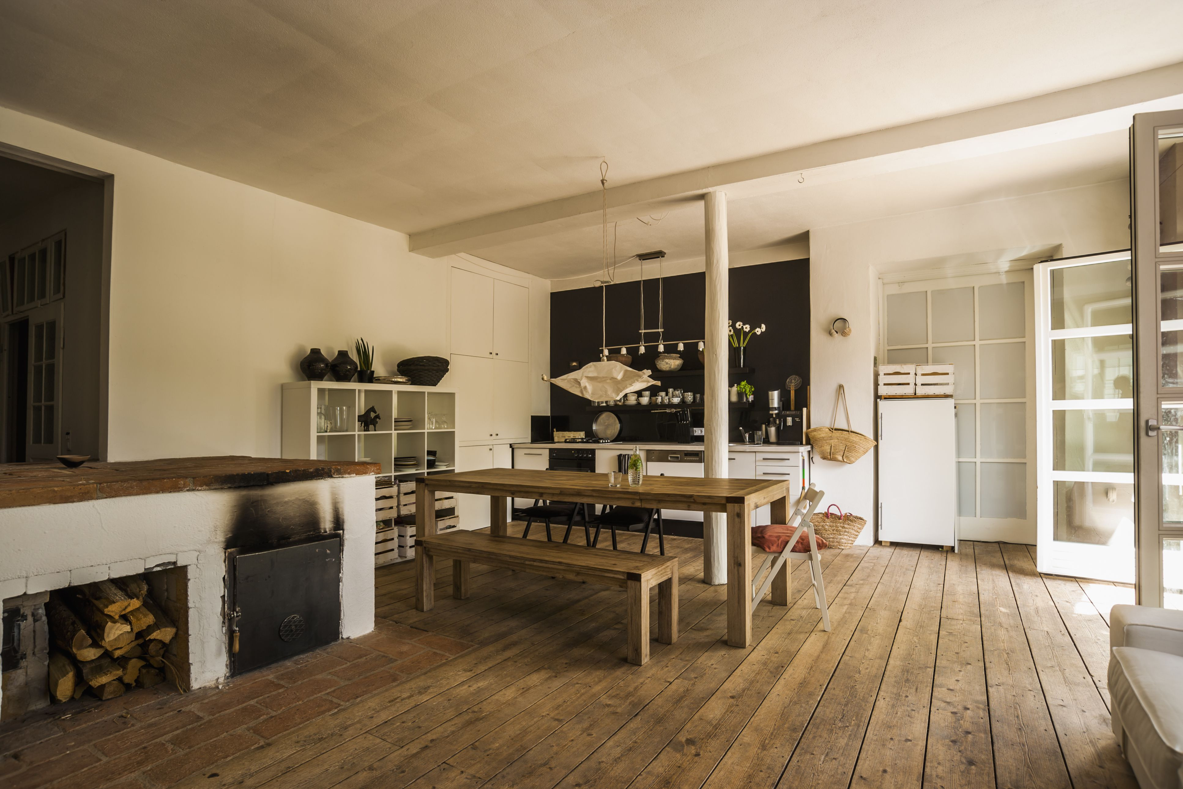 hardwood flooring long island of gorgeous kitchens with wooden flooring with kitchen with rustic plank wooden floor 544546775 westend61 56a4a1633df78cf772835363
