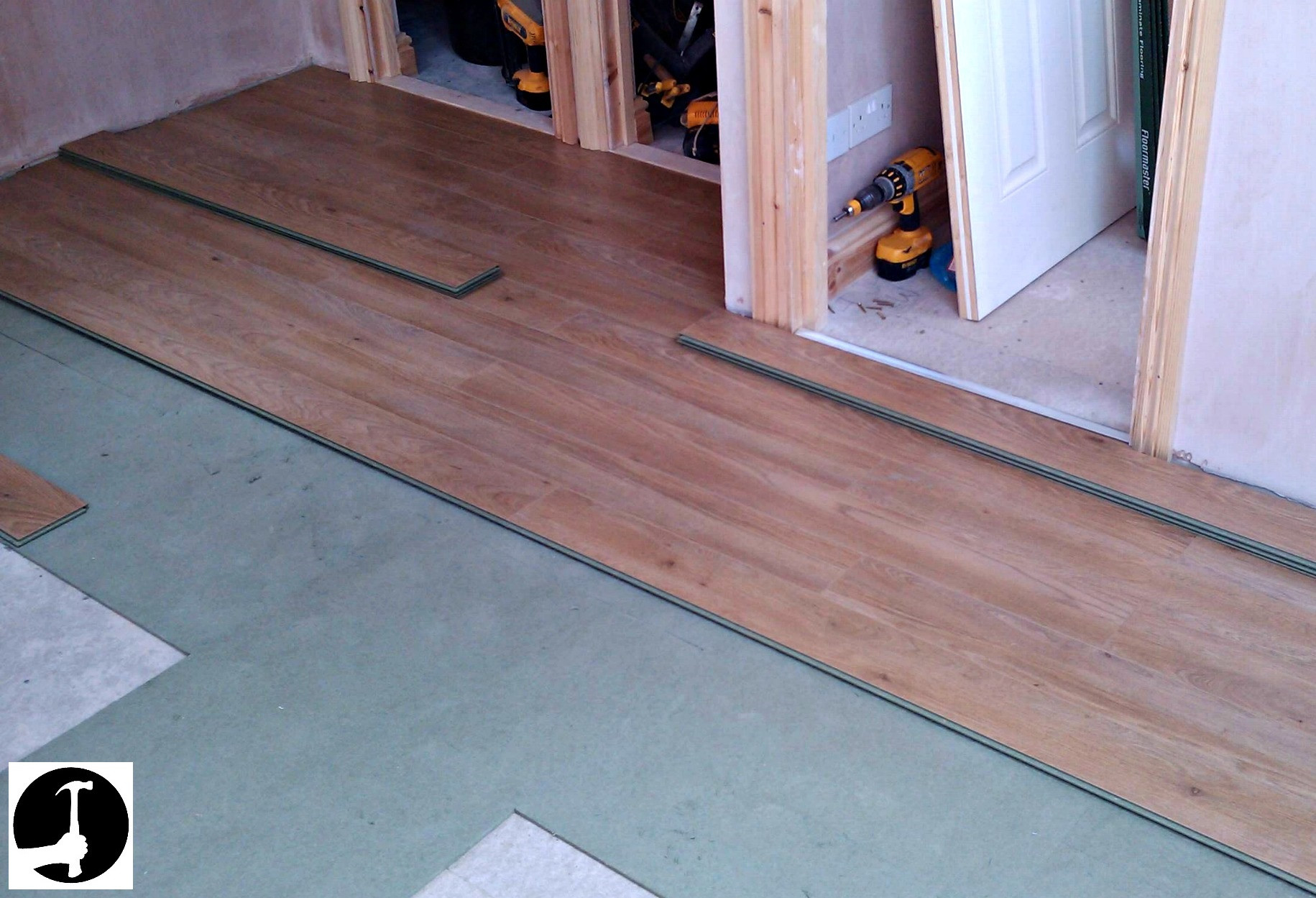 how hard to install hardwood floors of how to install laminate flooring with ease glued glue less systems in laminate started