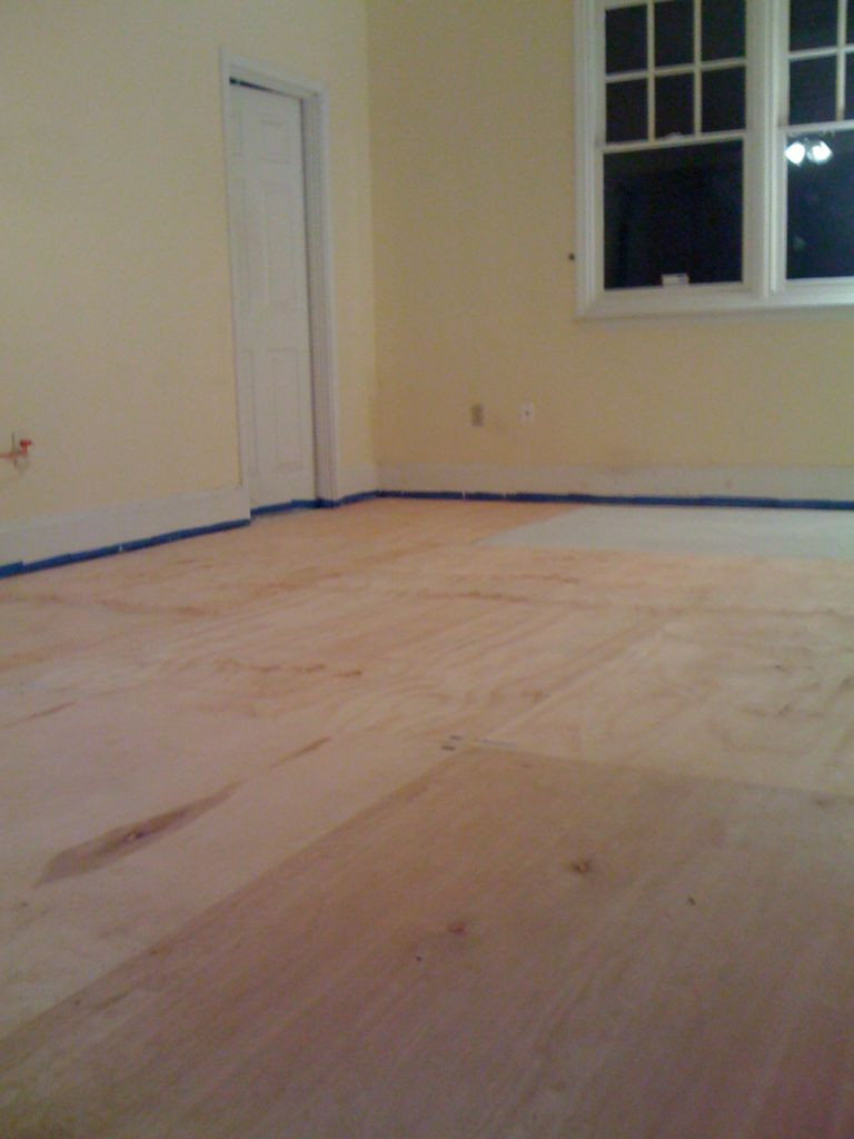 how to fix small gaps in hardwood floors of diy plywood floors 9 steps with pictures with picture of install the plywood floor