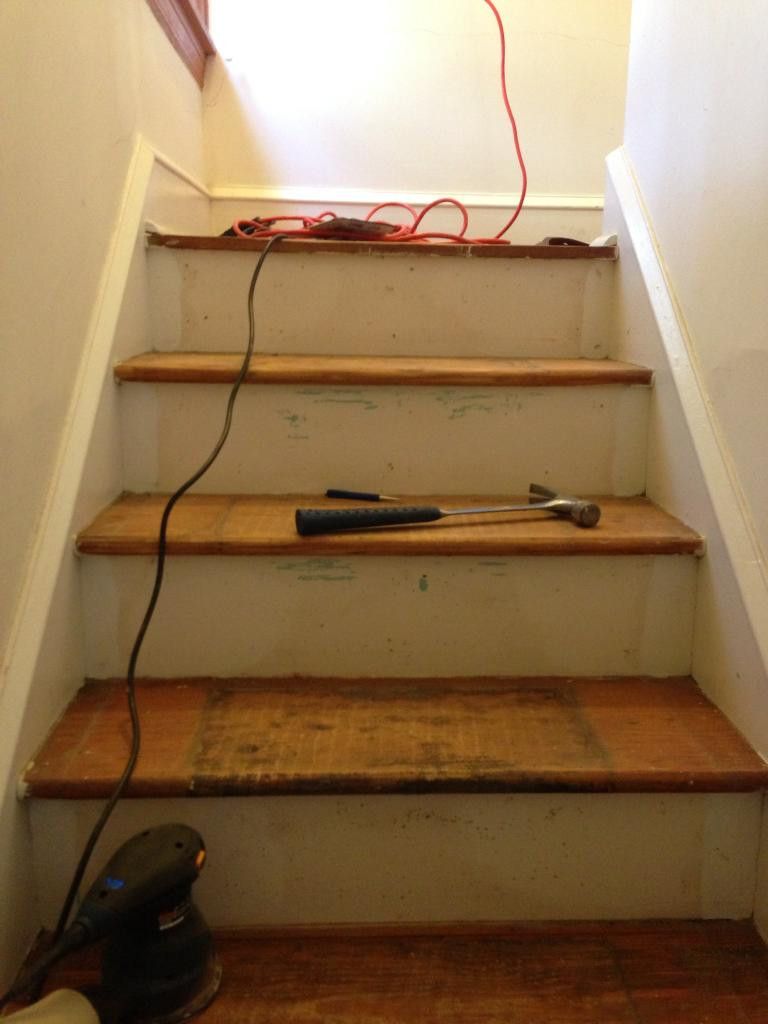 15 Popular How to Hardwood Floor Stairs 2024 free download how to hardwood floor stairs of i ripped the old carpet off my stairs and painted a runner i think within welcome to reddit
