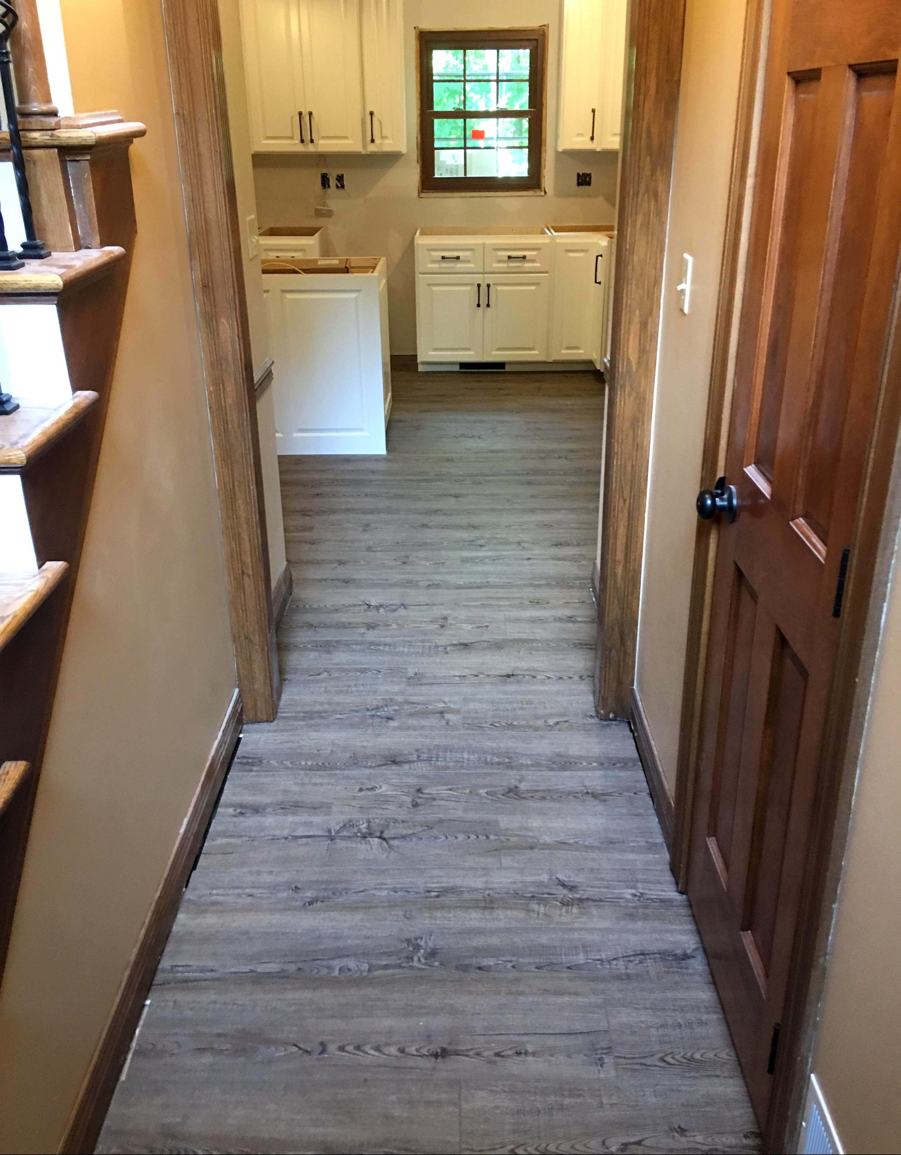 Installing Hardwood Floors On Stairs Of Louisville Hardwood Flooring Store Laminate Floors Waterproof Throughout Coretecs Hearthscapes Collection Has A Variety Of Styles to Choose From This Lvt In Sherwood