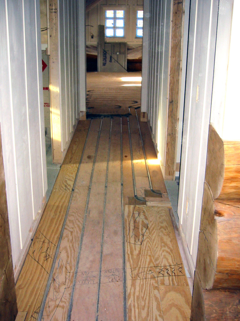 11 Recommended Layout for Hardwood Floor Install 2024 free download layout for hardwood floor install of tfinu radiant design supply inc within log hallway