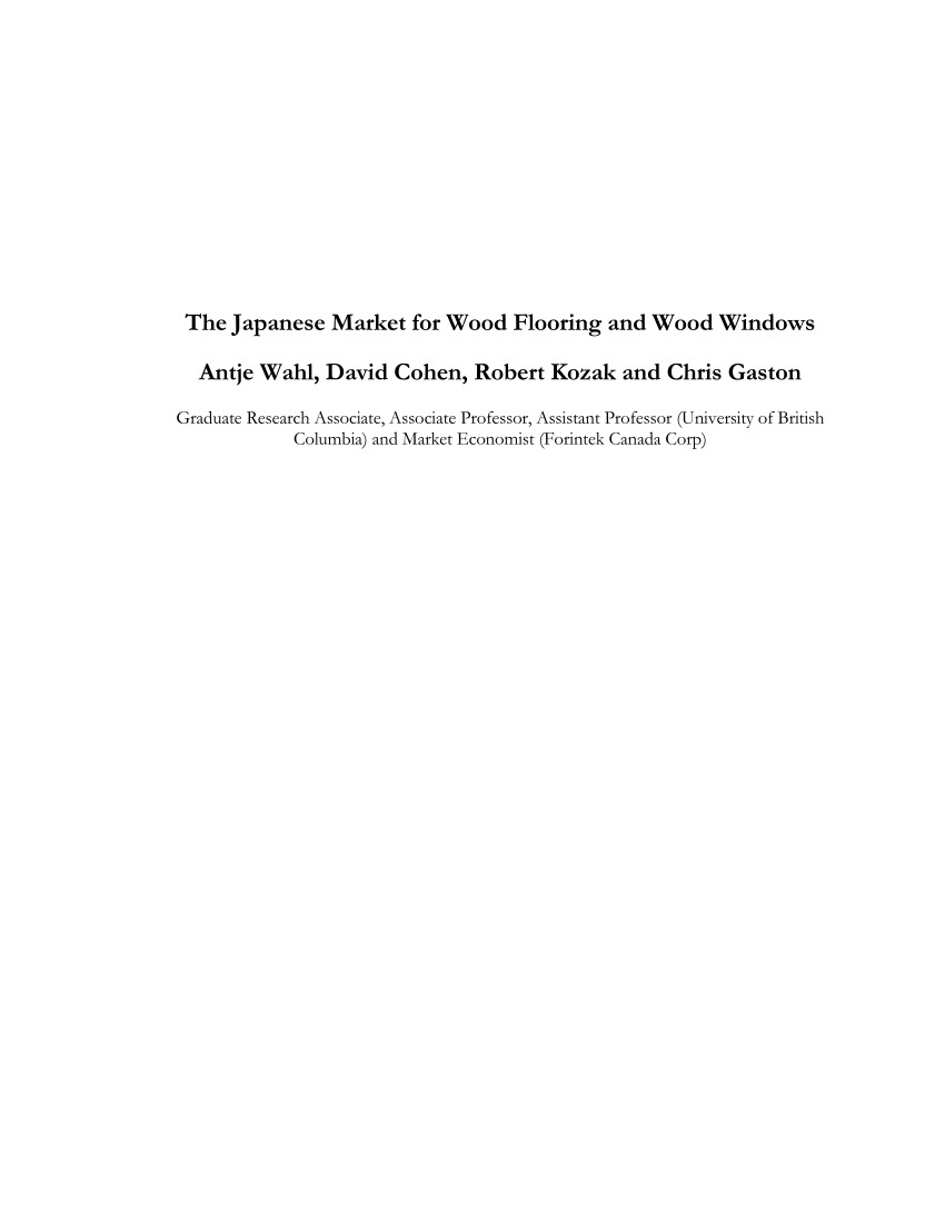 m w hardwood flooring of pdf the japanese market for wood flooring and wood windows with regard to pdf the japanese market for wood flooring and wood windows