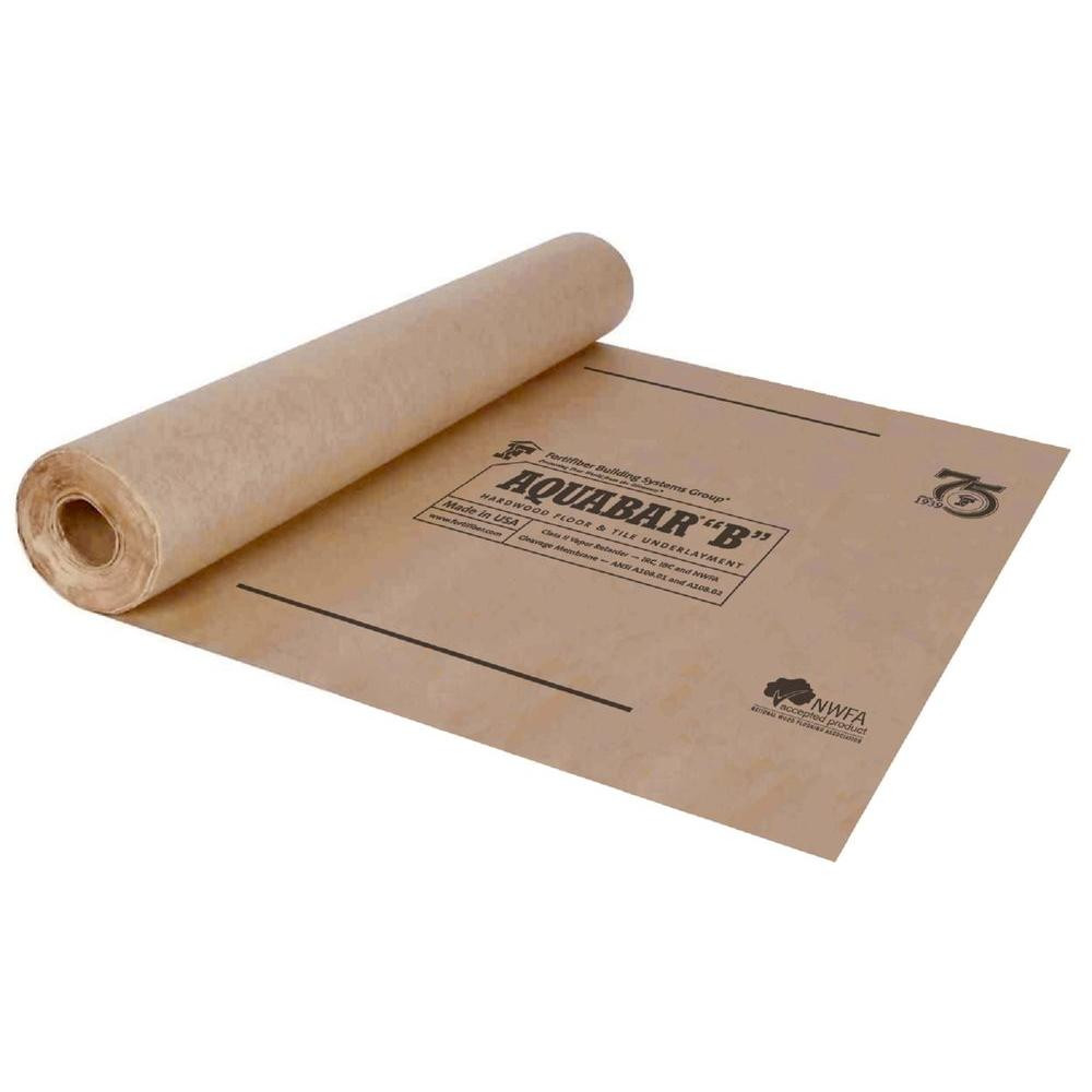 moisture barrier paper for hardwood floors of schluter bekotec 2 ft x 4 ft x 1 375 in studded screed panel with regard to 500 sq ft aquabar b tile underlayment roll