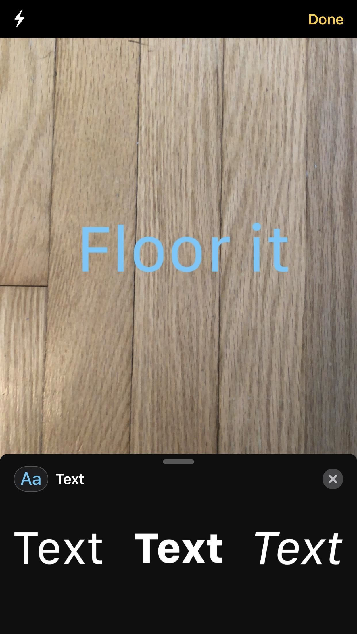 r d hardwood floors of 100 coolest new ios 12 features you didnt know about a ios pertaining to 44and there is text support for the messages camera