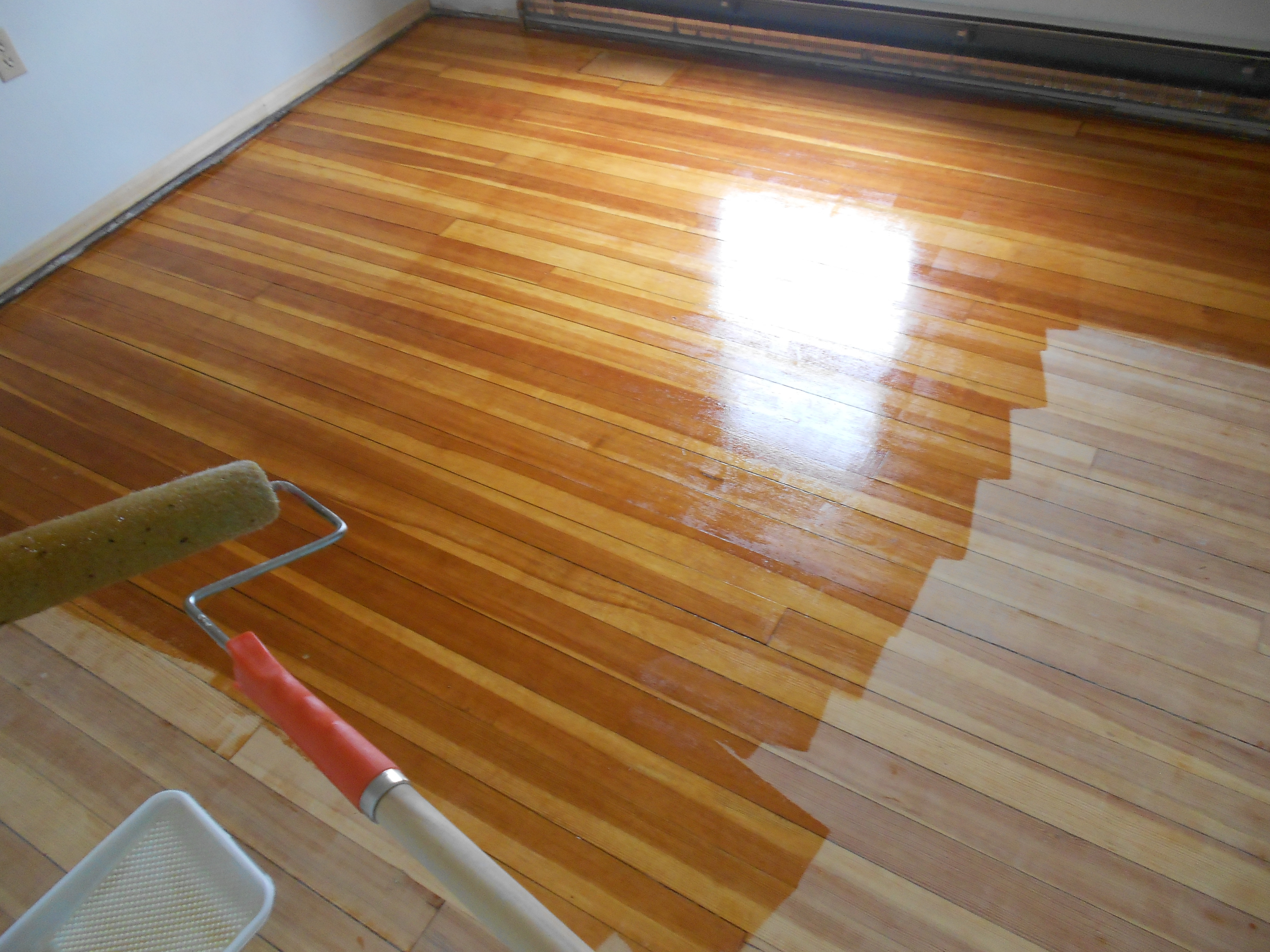 Restaining Hardwood Floors Diy Of How to Apply Varnish to Wood Floors Gallery Of Wood and Tile Pertaining to 7 Best Guide to Refinishing Hardwood Floor Images On Pinterest Best Hardwood Floor Clear Coat