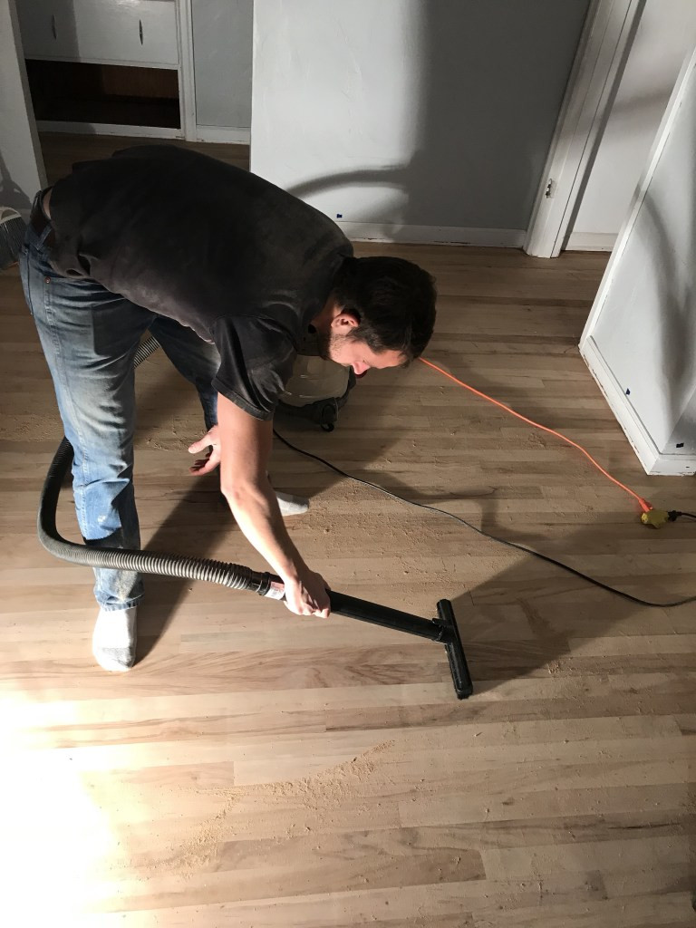 sanding hardwood floors grit of refinishing hardwood floors carlhaven made regarding we swept the floors with a broom followed by a thorough vacuum with a shop vac
