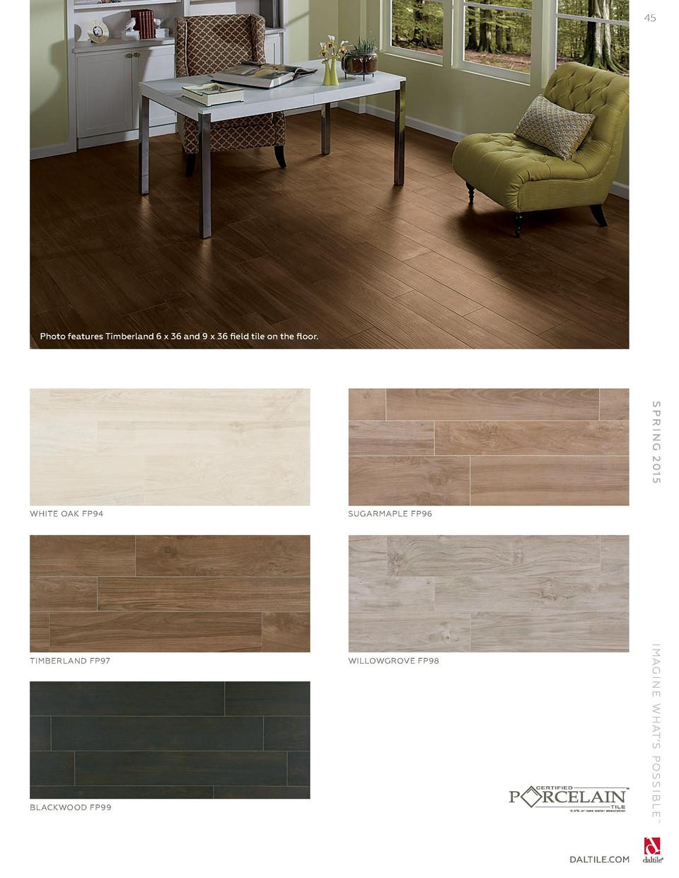 speckled elm hardwood flooring of daltile spring 2015 catalog simplebooklet com within 45 photo features timberland 6 x 36 and 9 x 36 field tile on the floor