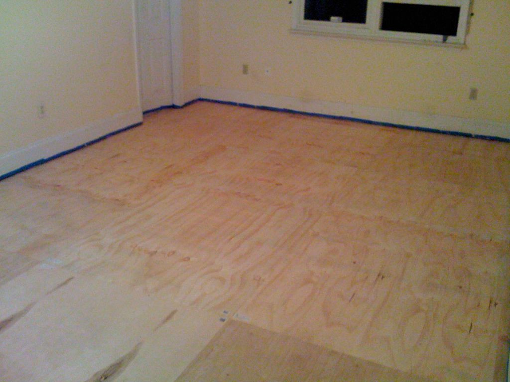 Standard Hardwood Flooring Sizes Of Diy Plywood Floors 9 Steps with Pictures Throughout Picture Of Install the Plywood Floor