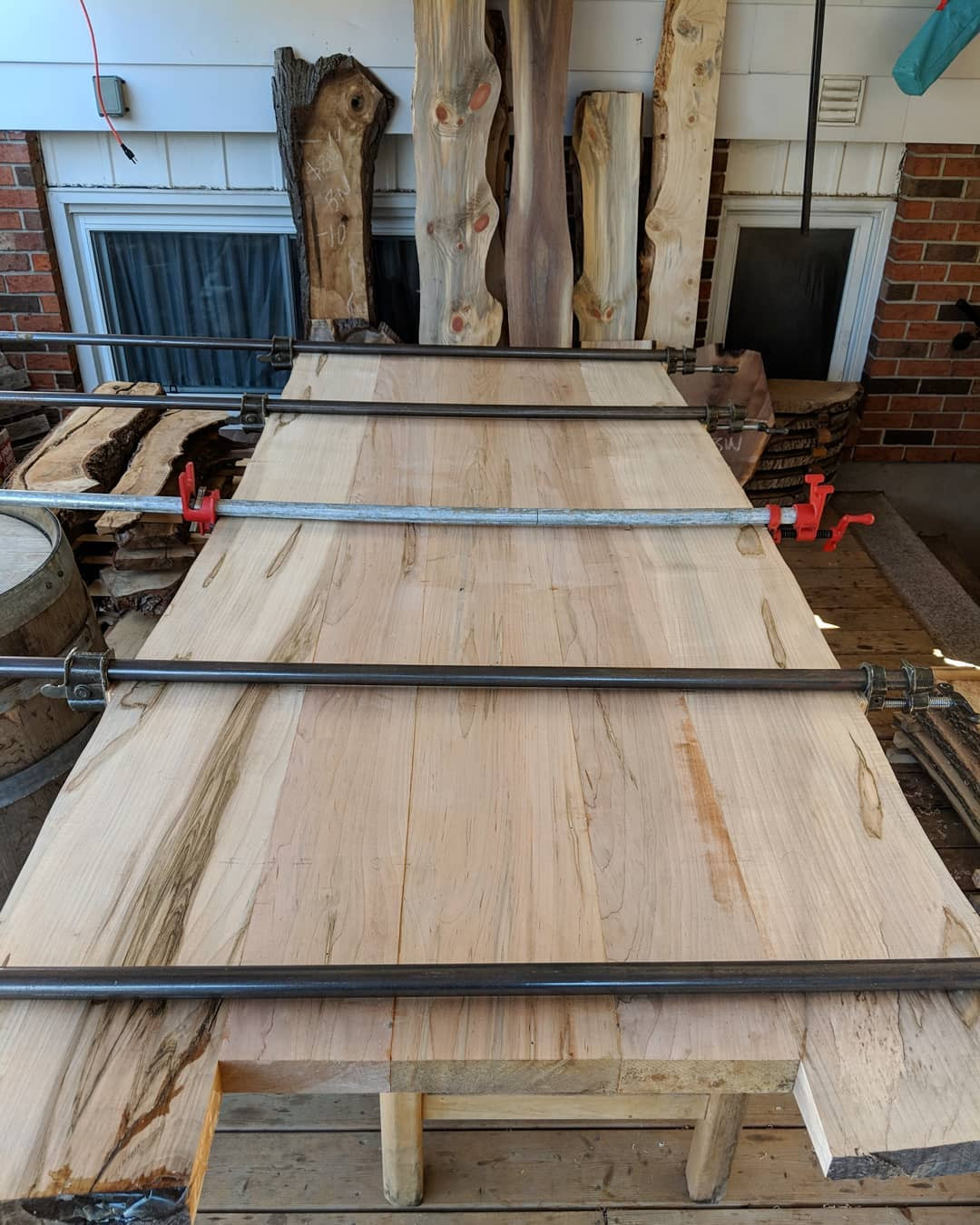 12 Nice Wormy Maple Hardwood Flooring 2024 free download wormy maple hardwood flooring of urbansalvage pictures jestpic com for nice progress on our live edge wormy maple dining table build this weekend we glued up the center pieces first then add